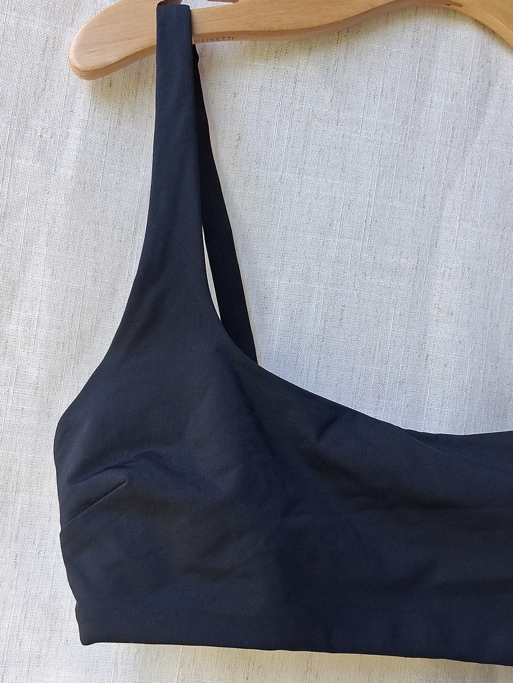 Everlane Renew Black Bikini Top S - Picture 2 of 9